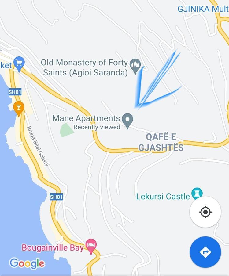 Mane Apartments Sarandë Eksteriør billede